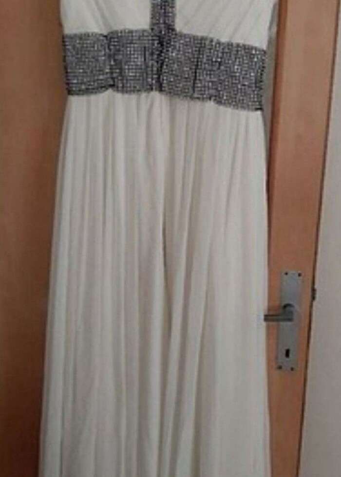 Krem.sifon abiye - Görsel 3