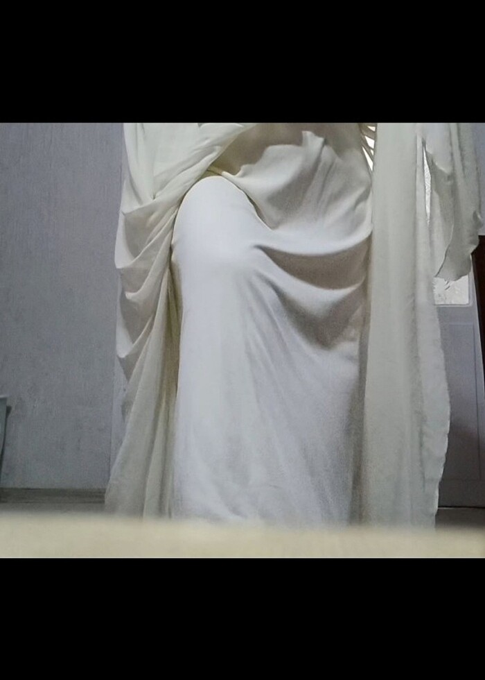 Krem.sifon abiye - Görsel 5