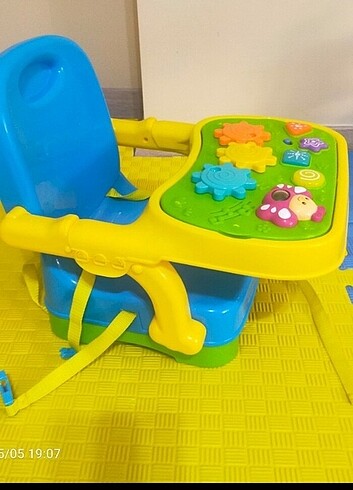 PORTATIF MÜZİKLİ  ISIKLI MAMA SANDALYESI - Görsel 3