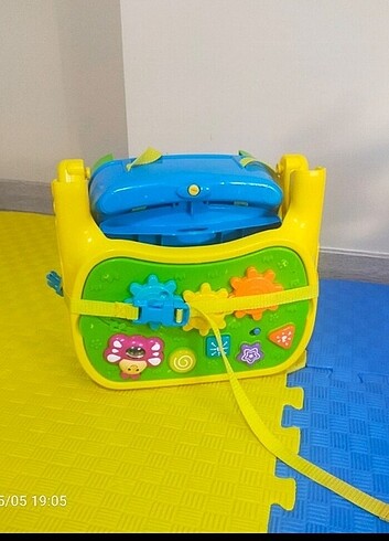 PORTATIF MÜZİKLİ  ISIKLI MAMA SANDALYESI - Görsel 6