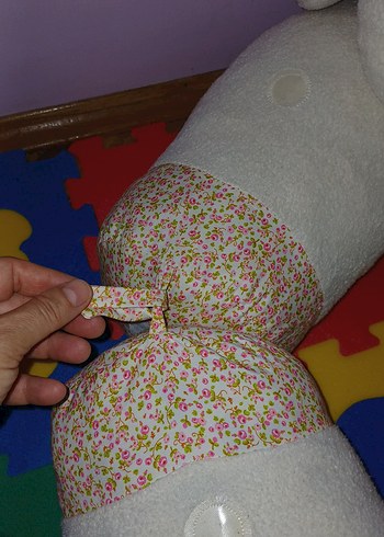 Nakışlı Çok Renkli Emzirme Yastığı - Görsel 6