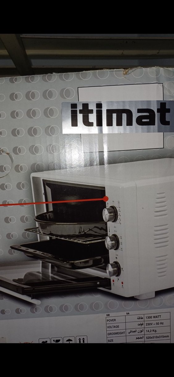 Çift Camlı siyah Mini Fırın 40 Litre - Görsel 2