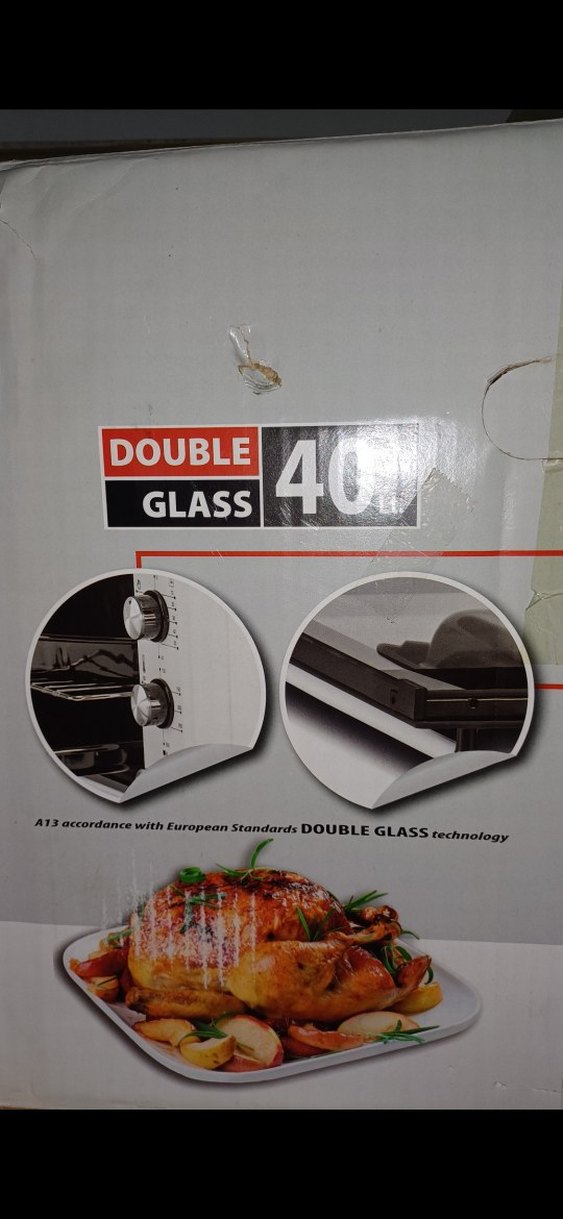 Çift Camlı siyah Mini Fırın 40 Litre - Görsel 4