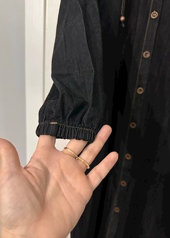 Düğmeli Siyah Uzun Kot  Kirunik - Görsel 2