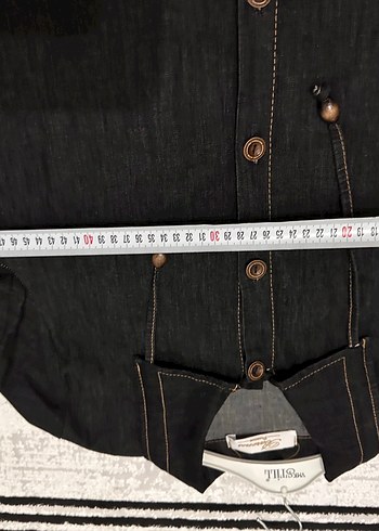 Düğmeli Siyah Uzun Kot  Kirunik - Görsel 4