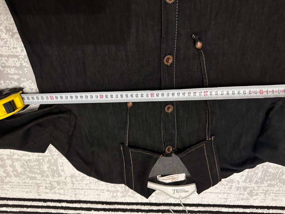 Düğmeli Siyah Uzun Kot  Kirunik - Görsel 4