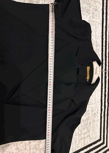 Siyah Kadın Uzun Kollu Düğmeli Takım - Görsel 3