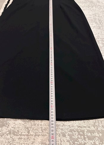 Uzun Kollu Siyah Kadın Uzun Elbise - Görsel 6