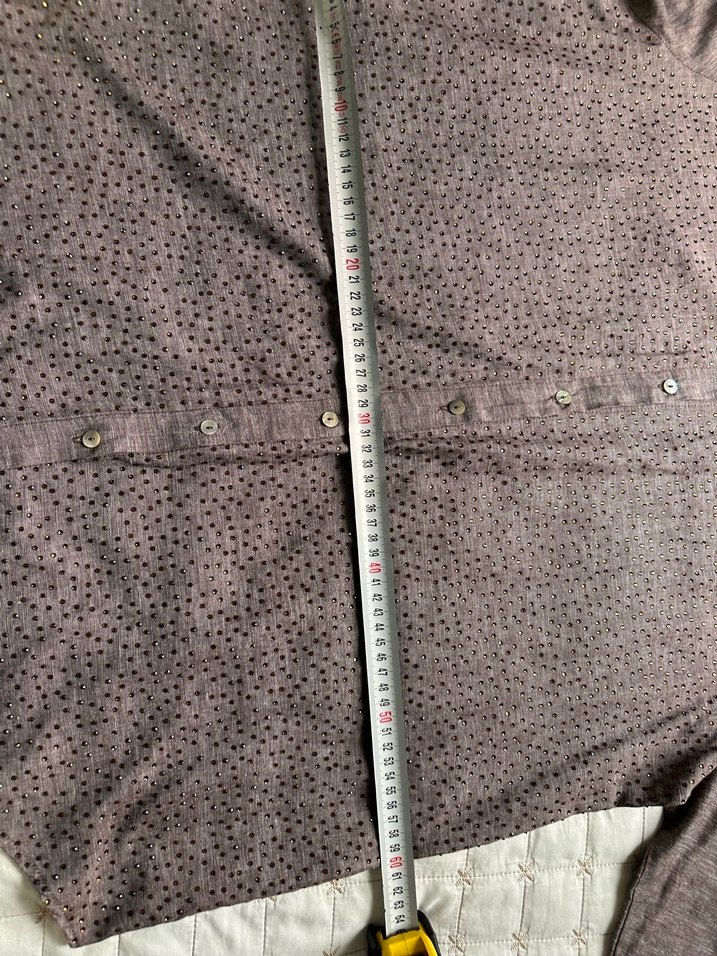 Düğmeli Kahverengi Gömlek - Görsel 4