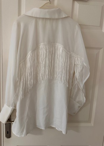 Touche 38 beden püsküllü gömlek - Görsel 3