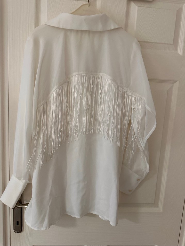 Touche 38 beden püsküllü gömlek - Görsel 3