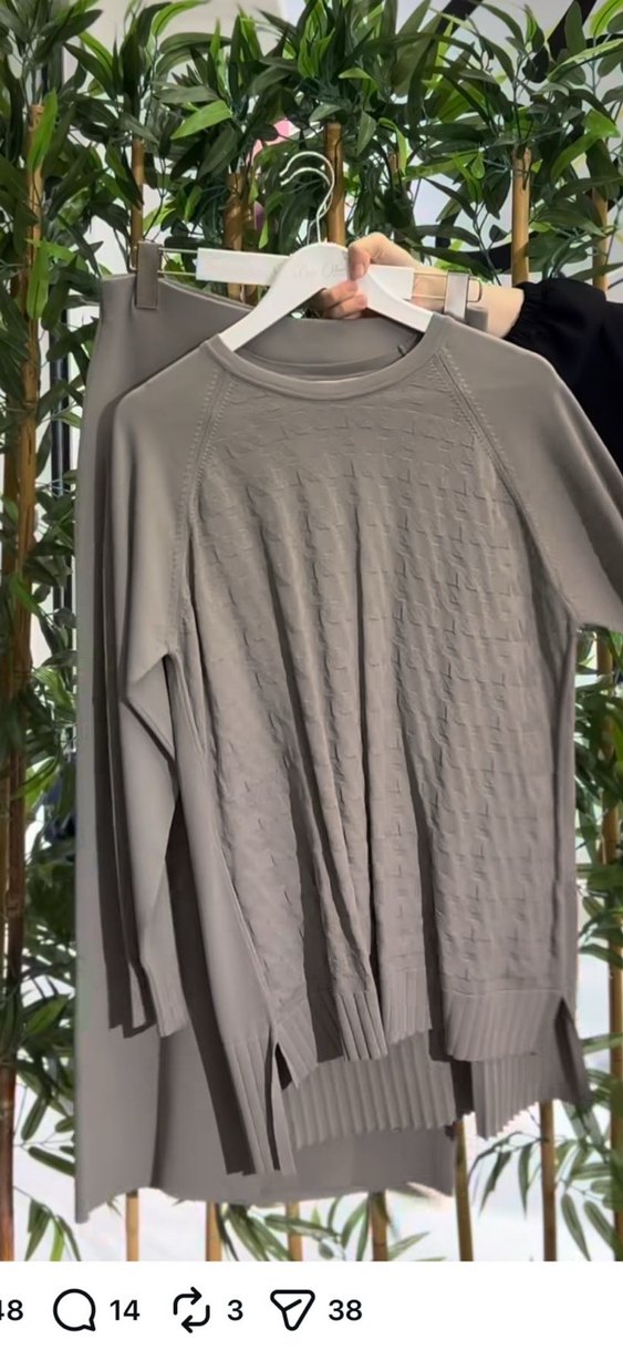 Nuss marka etekli merserize takım - Görsel 4