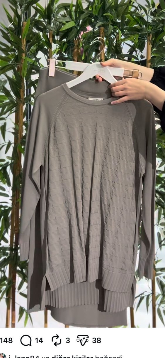 Nuss marka etekli merserize takım - Görsel 2