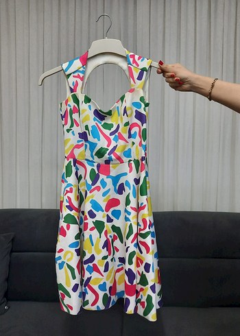 Renkli elbise - Görsel 2