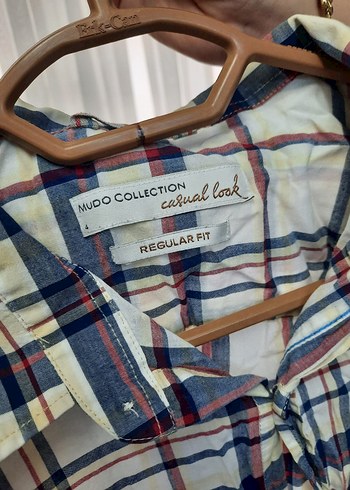 Ekoseli Pamuklu Uzun Kollu Gömlek - Görsel 3