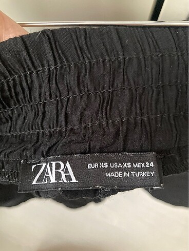 s Beden siyah Renk Zara Şort