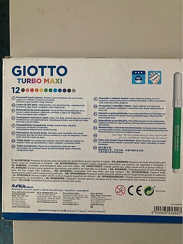  Gıotto Turbo Maxi 12li keçeli kalem