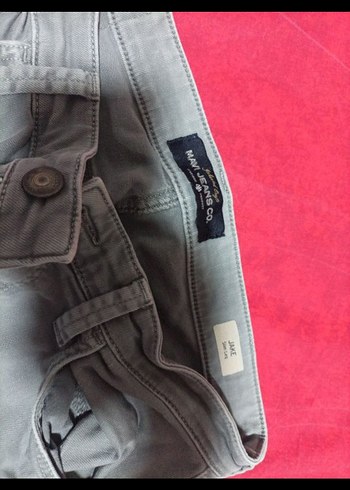 34 Beden Mavi Jeans 34/32Gri Regular Fit Midi Denim Erkek Pantolon