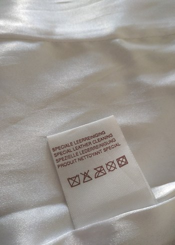 Kadın Beyaz Süet Uzun Ceket - Görsel 7