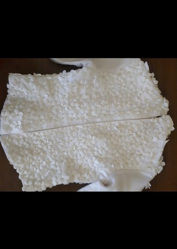 Uzun Beyaz A-Line Gelinlik - Görsel 6