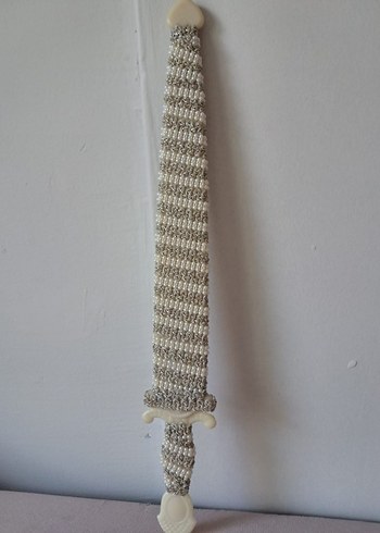 Beyaz Etnik Desenli Çocuk Kaftanı - Görsel 11