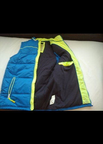 Mavi Fermuarlı Erkek Çocuk Yelek - Görsel 4