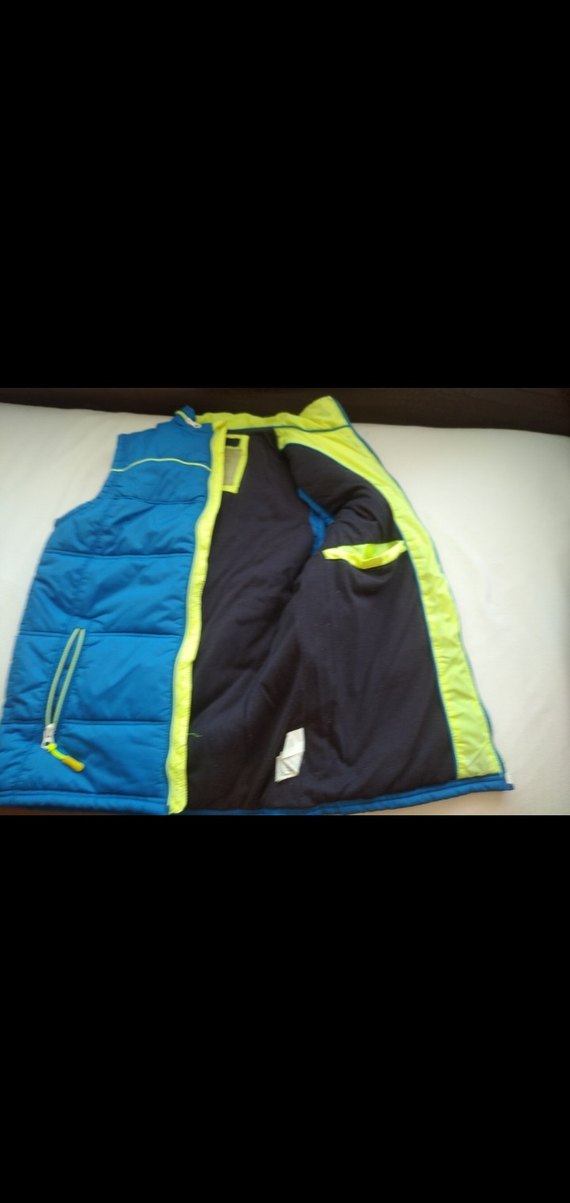 Mavi Fermuarlı Erkek Çocuk Yelek - Görsel 4