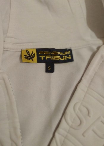 Beyaz Fermuarlı Erkek Sweatshirt - Görsel 3