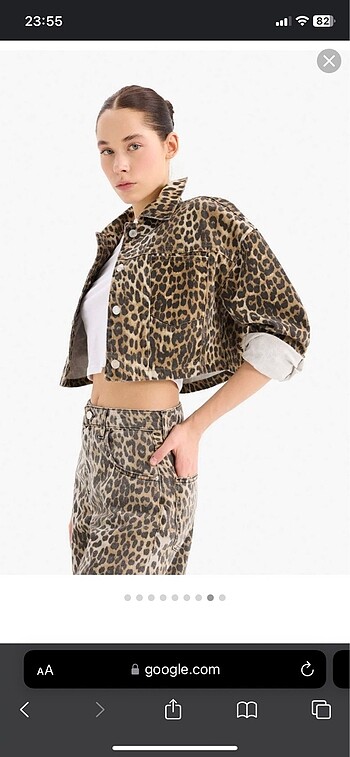 Defacto leopar ceket