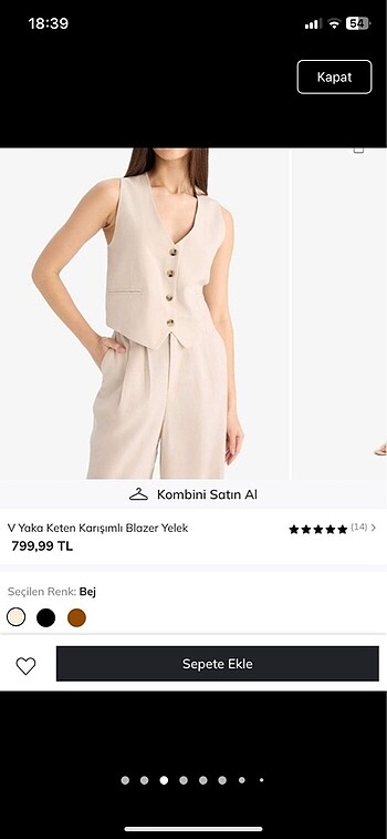 yelek (özel ilan)