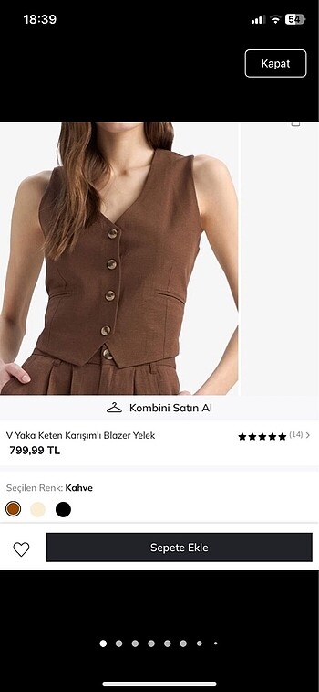 yelek (özel ilan)