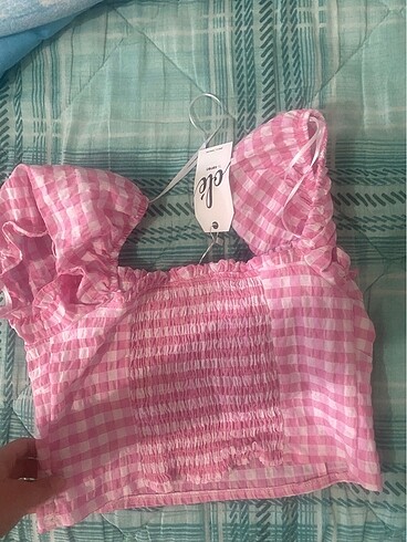 pembe bluz koton