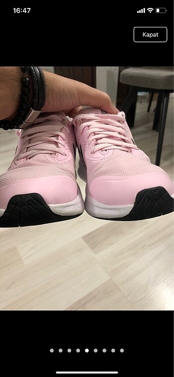 pembe orijinal nike ayakkabı