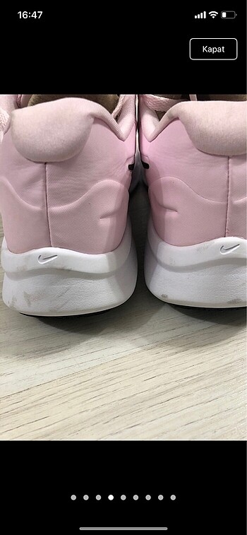 36 Beden pembe Renk pembe orijinal nike ayakkabı