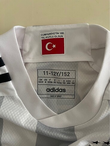 11-12 Yaş Beden Beşiktaş orijinal forması