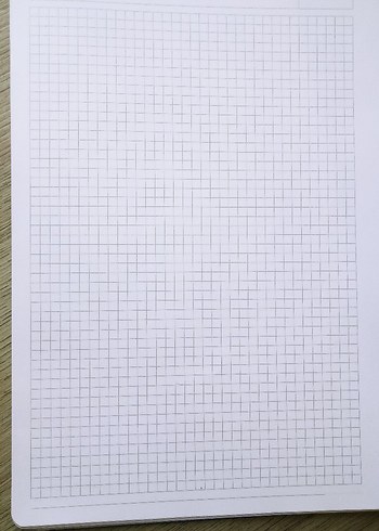 Beden Mavi Parlak Kapaklı Kareli Defter A4