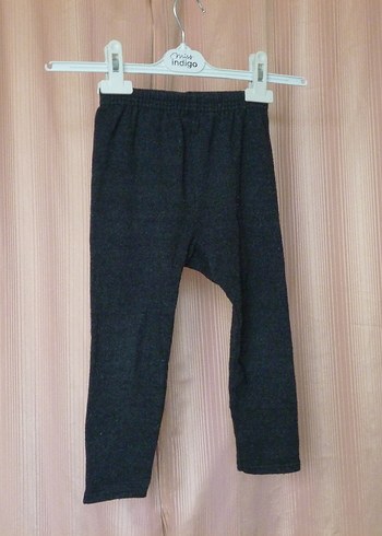 Kız Çocuk Gri Sade Tayt - Görsel 5