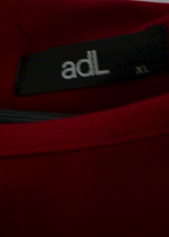 Bordo V Yaka Midi Triko Elbise - Görsel 7