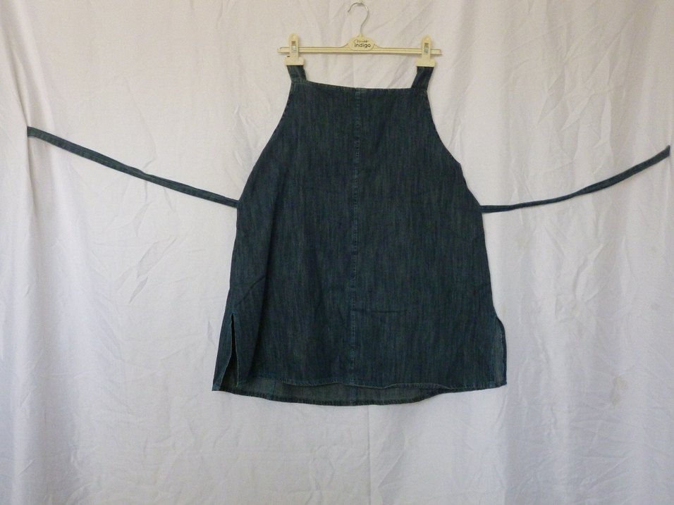 Lacivert Bel Detaylı Hamile Midi Etek - Görsel 3