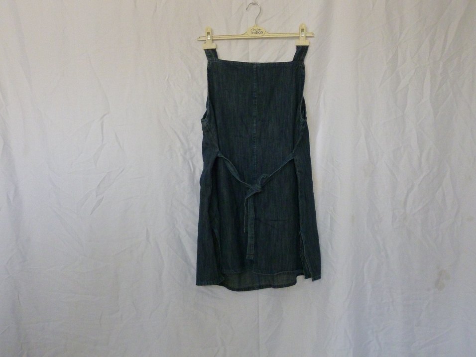 Lacivert Bel Detaylı Hamile Midi Etek - Görsel 5