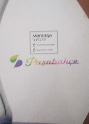 Paşabahçe Menekşe 6'lı Çay Seti