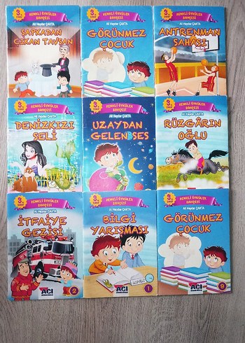 Beden Çocuklar İçin 9 Renkli Öykü Kitabı Seti