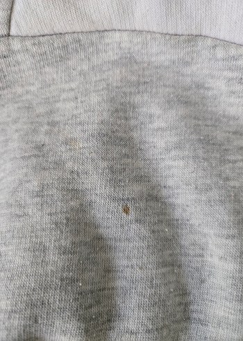 m Beden Gri Kapüşonlu Kadın Crop Sweatshirt