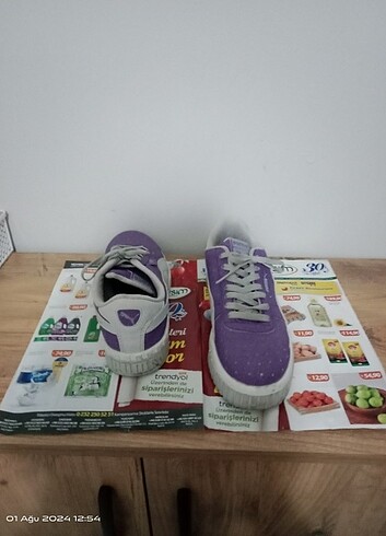 38 Beden mor Renk Converse ayakkabı 38 numara