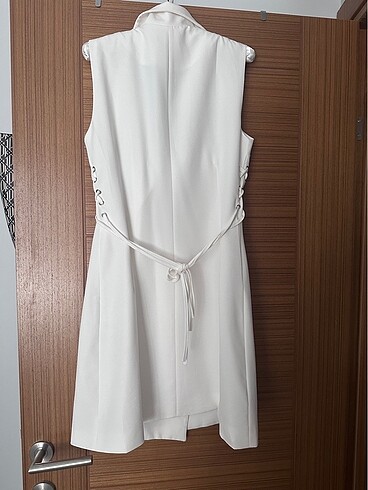 38 Beden beyaz Renk Blazer elbise