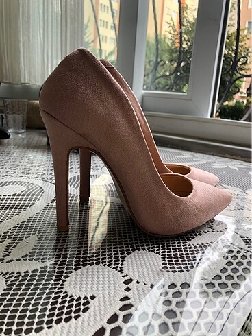 Diğer Stiletto Toz Pembe kadın ayakkabısı 37 numara
