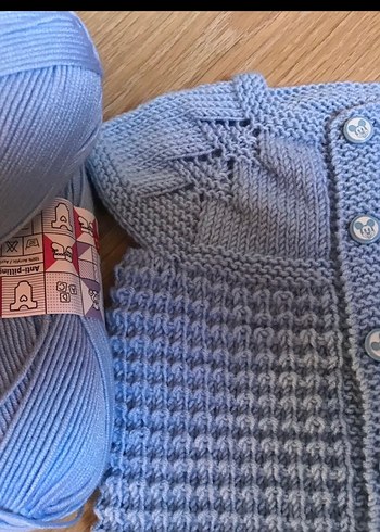 Elörgü bebek yeleği - Görsel 4