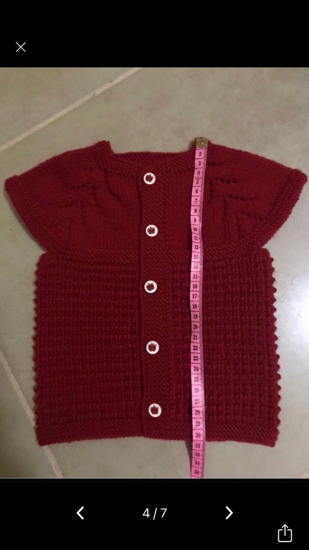 ElÖrgü Kısa Kollu Yelek patik takım - Görsel 3