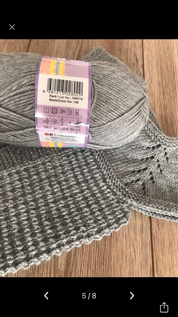 Örgü bebek teleği - Görsel 5