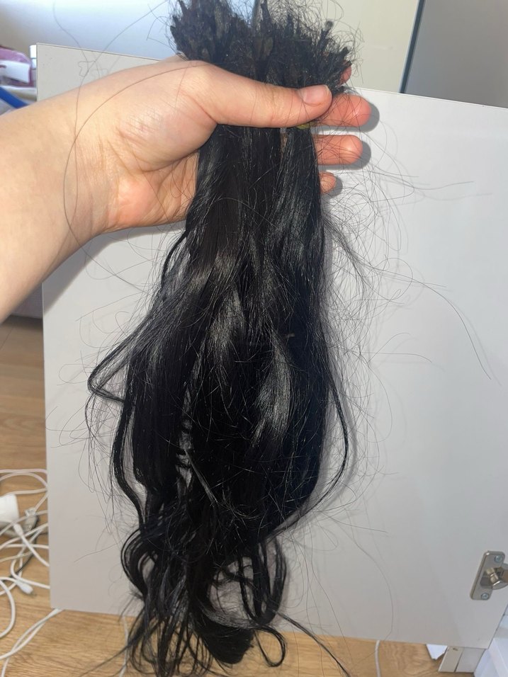 Siyah Parlak Püsküllü Kadın Saç Aksesuarı - Görsel 2